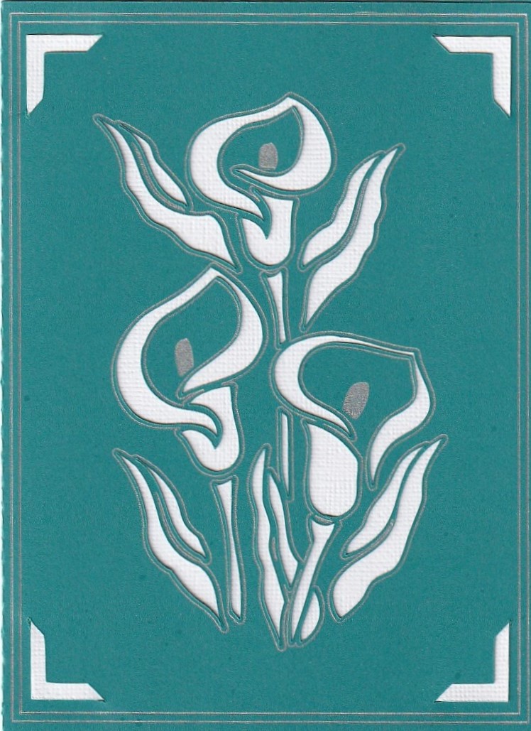 Calla lily Card