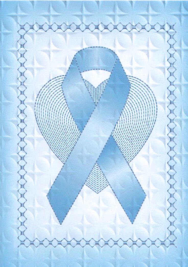 Blue Ribbon Heart