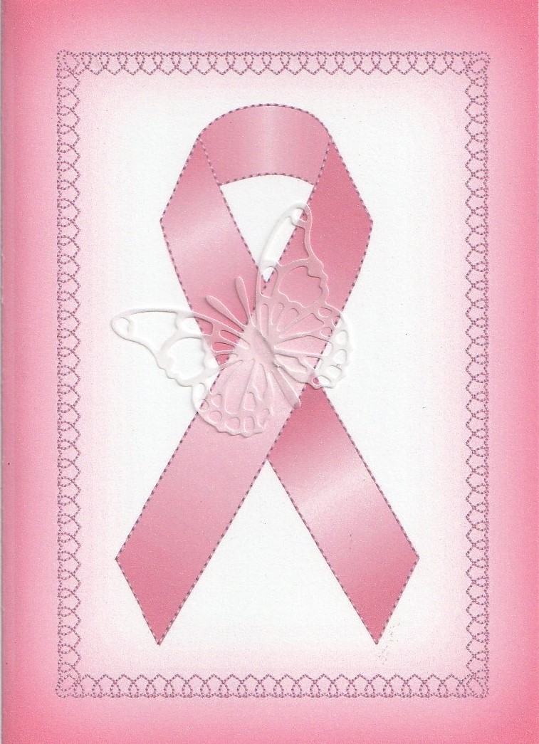 Pink Ribbon Butterfly