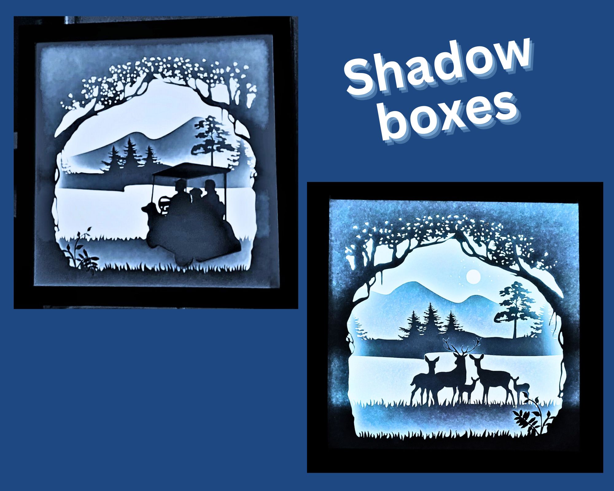 shadowbox collage